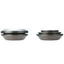 Snow Peak Tableware Set L Family 不鏽鋼餐盤4件組4人用套裝 TW-021FK