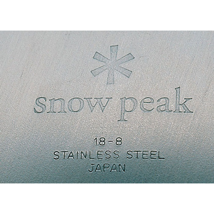 Snow Peak Tableware Set L Family 不鏽鋼餐盤4件組4人用套裝 TW-021FK