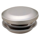 Snow Peak Tableware Set L Family 不鏽鋼餐盤4件組4人用套裝 TW-021FK