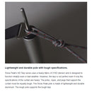 Snow Peak Wing Pole Black TP-001BK/TP-002BK 