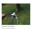 Snow Peak Wing Pole Black TP-001BK/TP-002BK 