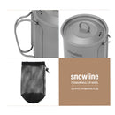 Snowline Titanium Mug 600ml 單層鈦杯