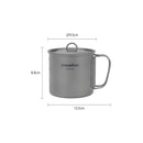 Snowline Titanium Mug 600ml 單層鈦杯