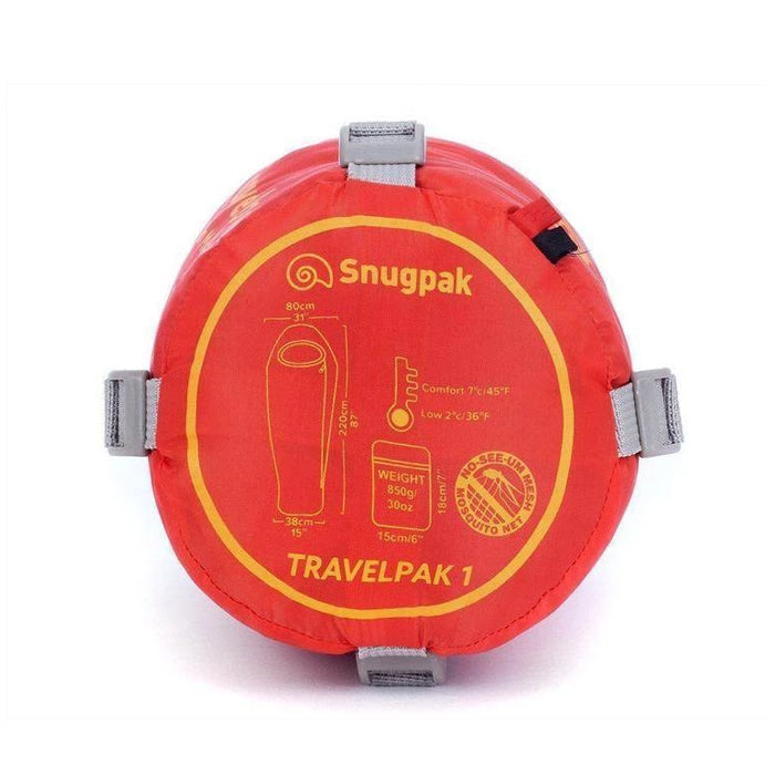 Snugpak Travelpak 1 with Mosquito Mask Net 防菌防蚊睡袋