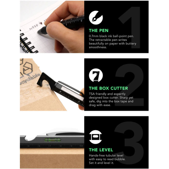Atech Box ATECH Multitool Pen 9-in-1 Box Cutter