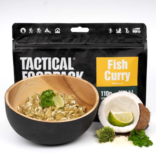 Tactical Foodpack Fish Curry and Rice 110g