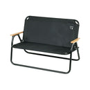 Captain Stag Black Label Aluminum Backed Bench UC-1660 黑魂戶外雙人摺疊椅