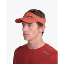 2XU Run Visor CHOBLK