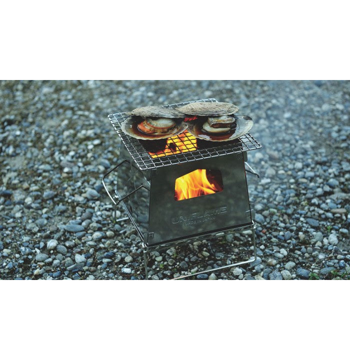 バーベキュー・調理用品 UNIFLAME NATURE STOVE LARGE Uniflame Nature Stove Large 682982 不鏽鋼火箭爐(大)