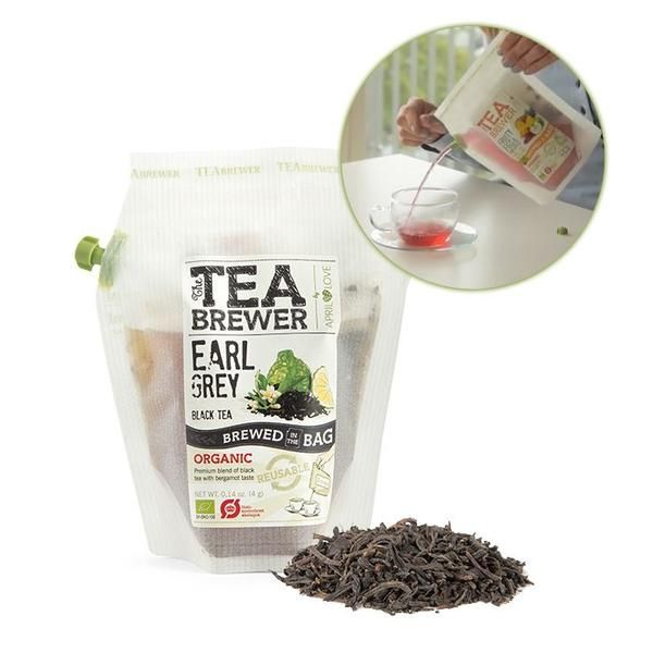 April Love The TeaBrewer - Earl Grey Organic 隨身茶包 戶外茶包 露營茶包 (有機格雷伯爵茶)