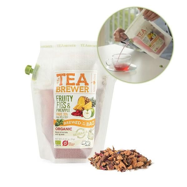 April Love The TeaBrewer - Fruity Figs & Pineapple Organic 隨身茶包 戶外茶包 露營茶包 (有機無花果/菠蘿)