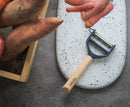Opinel T-Duo Wooden Peeler 欅木柄刨皮器