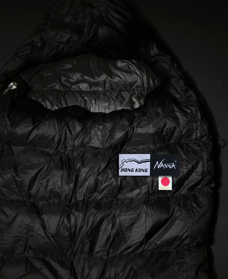 NANGA UDD Bag 280DX Down Sleeping Bag Hong Kong Limited Black Edition 黑魂香港別注限量版