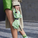 BLUNT Metro Checker Board Melon Umbrella