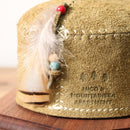 What Will Be Will Be Handmade Suede Leather Gas Canister Cover 230ml