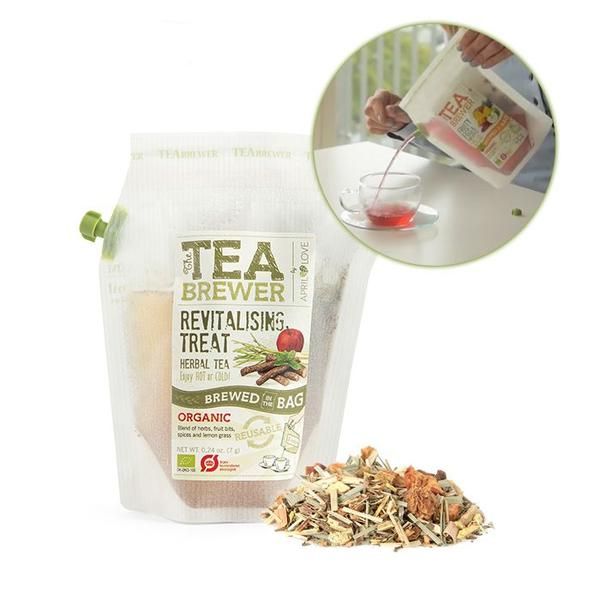April Love The TeaBrewer - Revitalising Treat Organic 隨身茶包 戶外茶包 露營茶包