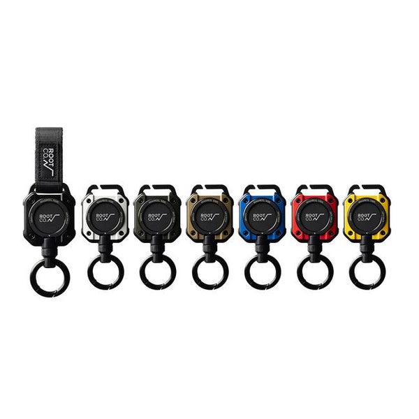 ROOT CO. MAG REEL SQR. 扁平扣捲軸伸縮扣