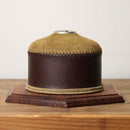 What Will Be Will Be Handmade Suede Leather/Leather Gas Canister Cover 230ml 麖皮併真皮氣罐套