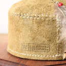 What Will Be Will Be Handmade Suede Leather Gas Canister Cover 230ml