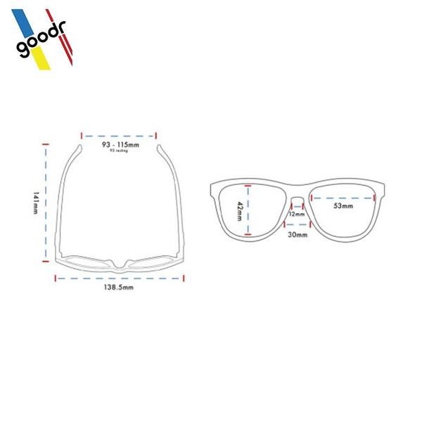 Goodr Sports Sunglasses - Artifacts, Not Artifeelings 運動跑步太陽眼鏡