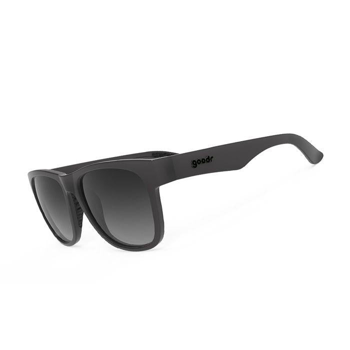 Goodr Sports Sunglasses BFGs - Bigfoot's Fernets Sweats 運動跑步太陽眼鏡(加闊鏡框) (黑/黑)