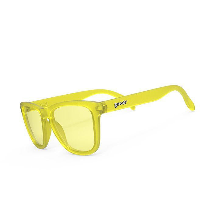 Goodr Sports Sunglasses - Nocturnal Voyage Of The Yellow Submarine. 運動跑步太陽眼鏡 (黃/黃)