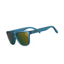 Goodr Sports Sunglasses - Sunbathing with Wizards 運動跑步太陽眼鏡 (藍/金)