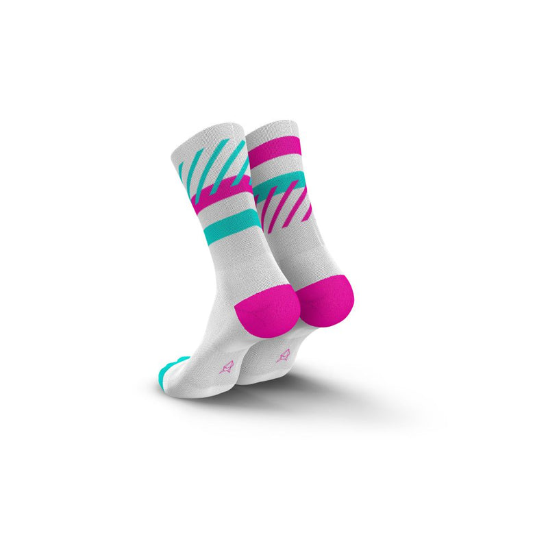 INCYLENCE Disrupts Ultralight High Cut Running Socks跑步襪 Pink Cyan
