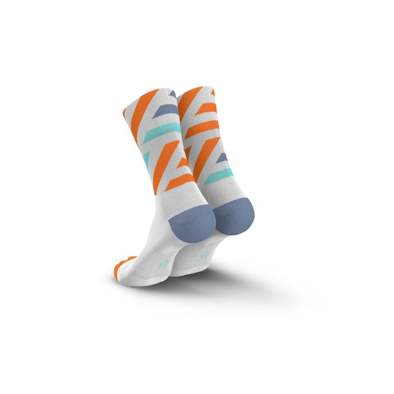 INCYLENCE Platforms High Cut Running Socks 跑步襪 White Orange