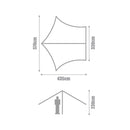 LOGOS Navajo Bridge Hexagon Tarp 印第安天幕