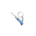 Opinel No. 2 Folding Knife Inox with Keychain Blue 2號不鏽鋼尖頭摺刀連鎖匙扣 (藍色)