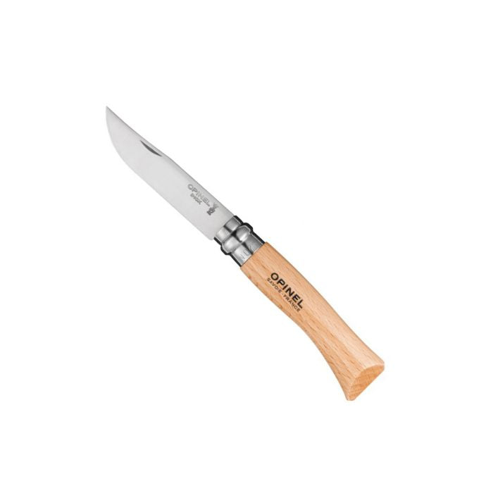 Opinel No. 7 Folding Knife Inox 7號不鏽鋼尖頭摺刀 (原木色)