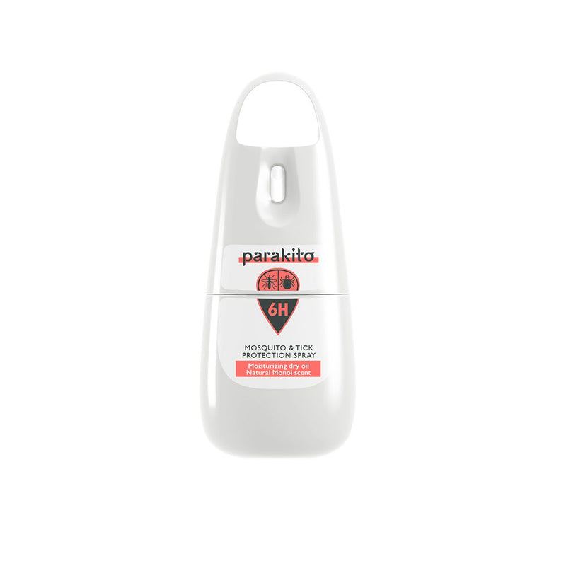 Parakito Mosquito & Tick Protection Spray - Moisturizing Dry Oil & Nautral Monoi Scent  防蟲驅蚊噴霧(保濕乾油天然梔子花香)