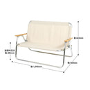 Captain Stag Classic Aluminum Backed Bench UC-1659 戶外摺疊雙人椅