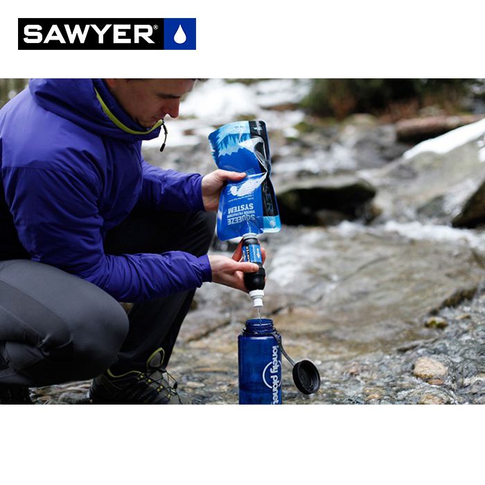 Sawyer PointOne Squeeze Water Filter SP131 戶外輕便濾水器