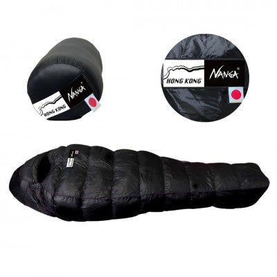 NANGA UDD Bag 280DX Down Sleeping Bag Hong Kong Limited Black Edition