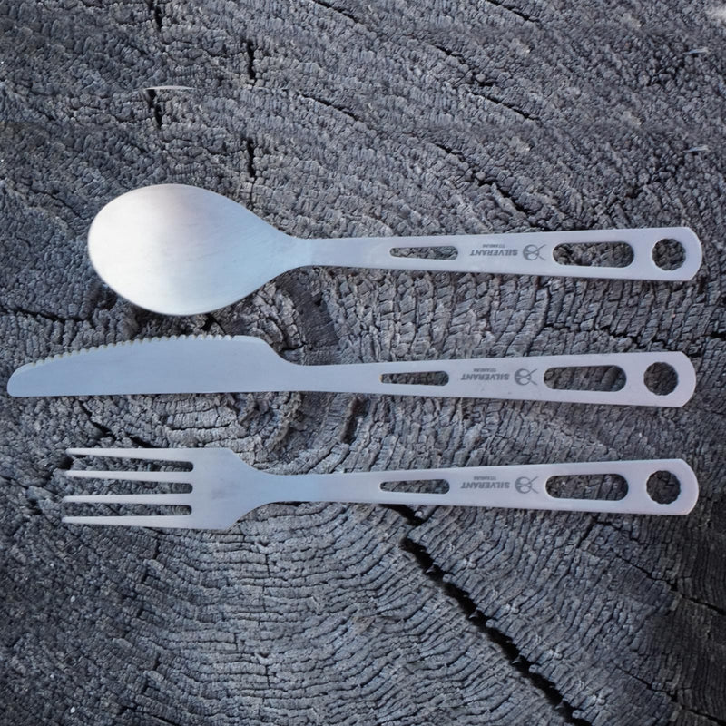 SilverAnt Titanium 3-Piece Cutlery Set 鈦餐具套裝