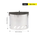 SilverAnt Ultralight Titanium Multi-Fuel Stove, Cross Stand & Windshield 鈦酒精爐連風擋及十字爐架