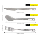 SilverAnt Titanium 3-Piece Cutlery Set 鈦餐具套裝