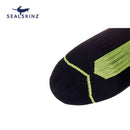 Sealskinz Road Ankle with Hydrostop Waterproof Socks (Black/Yellow)