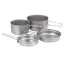 Snow Peak 4-pc Titanium Cookset 鈦金屬煮食雙鍋四件套裝 SCS-020T