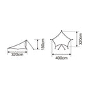 Snow Peak Light Tarp Penta Shield STP-381