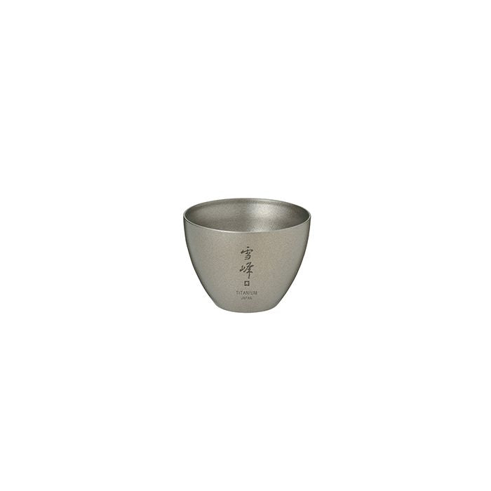 Snow Peak Sake Cup Titanium 雙層鈦金屬清酒杯 TW-020