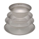 Snow Peak Tableware Set L 不鏽鋼餐盤4件組 TW-021K