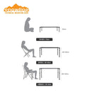 Snowline Cube System Table Plus+ 戶外家庭露營桌套裝
