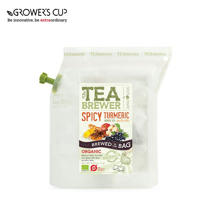 April Love The TeaBrewer - Spicy Turmeric Organic 隨身茶包 戶外茶包 露營茶包 (有機黃薑茶)