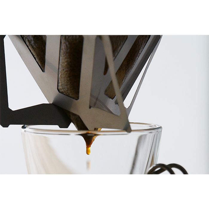 Tetra Drip Stainless Steel Folding Dripper 攜帶型咖啡濾杯
