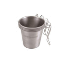 UNIFLAME Titanium Stacking Mug 350ml 666104