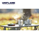 UNIFLAME ゆのみ SUS double-walled stainless steel cup (with strainer and lid)